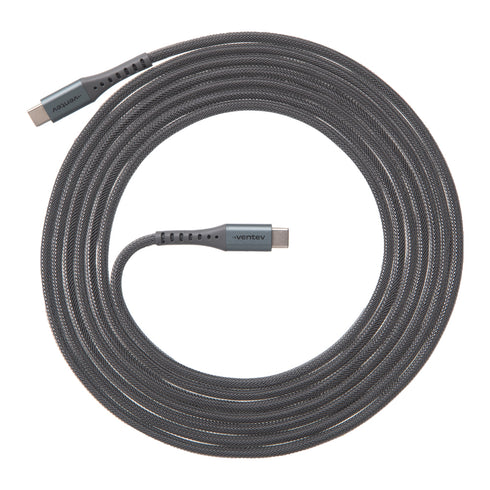 Ventev ChargeSync Alloy USB-C to USB-C Cable 10ft AC10STL256518